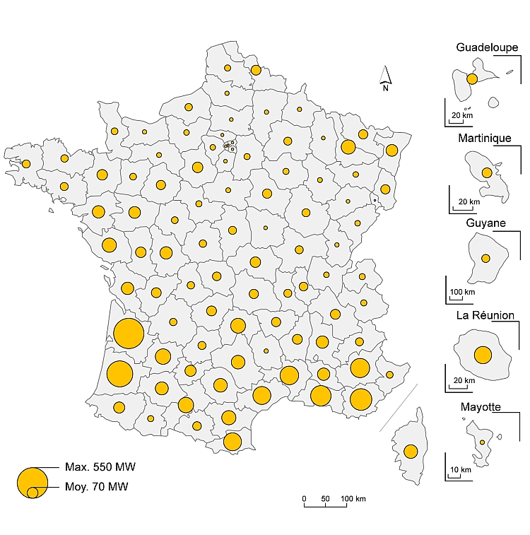 Parc PV français : le volume trimestriel installé recule à 111 MW !