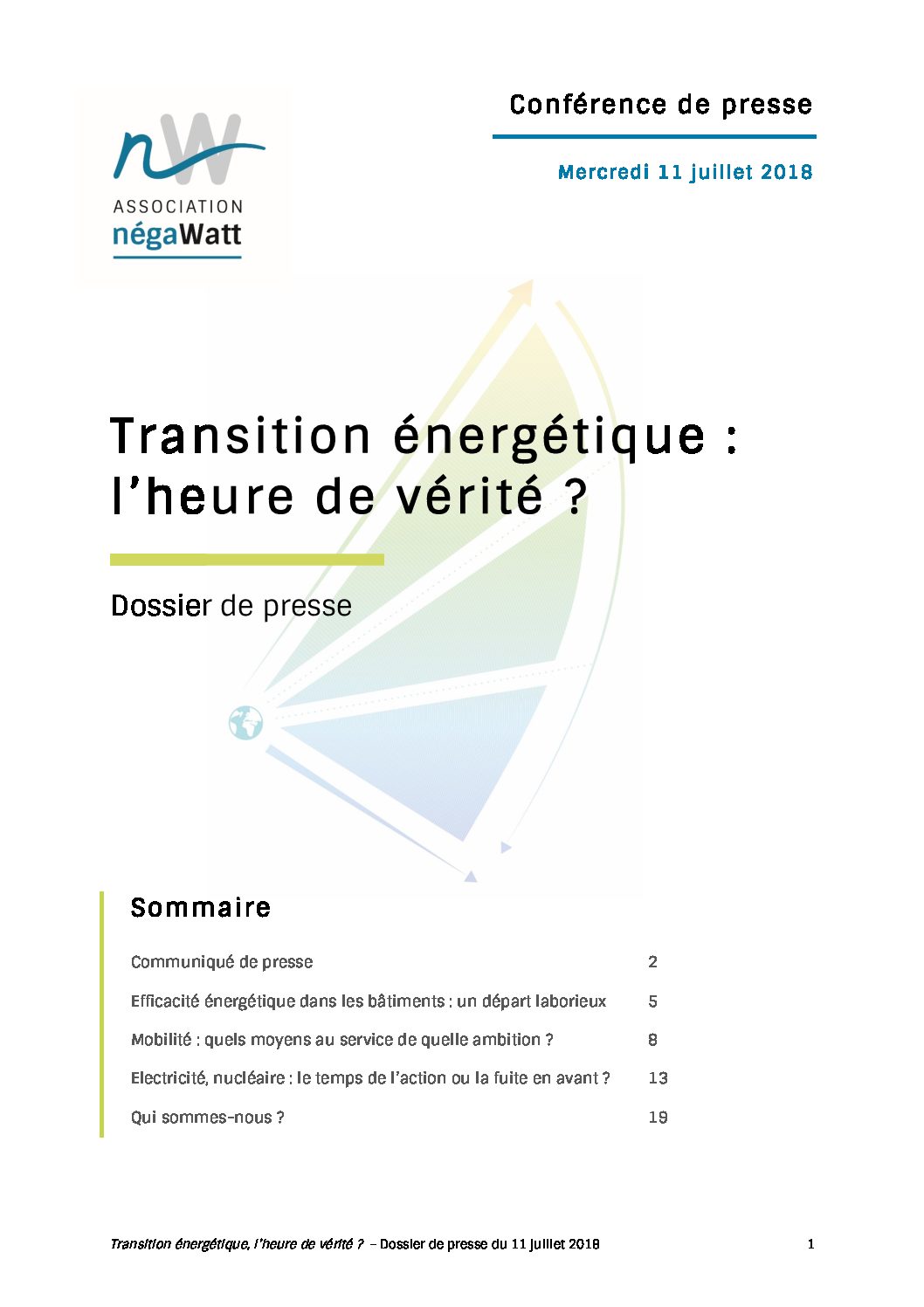 Transition énergétique : l’heure de vérité ?