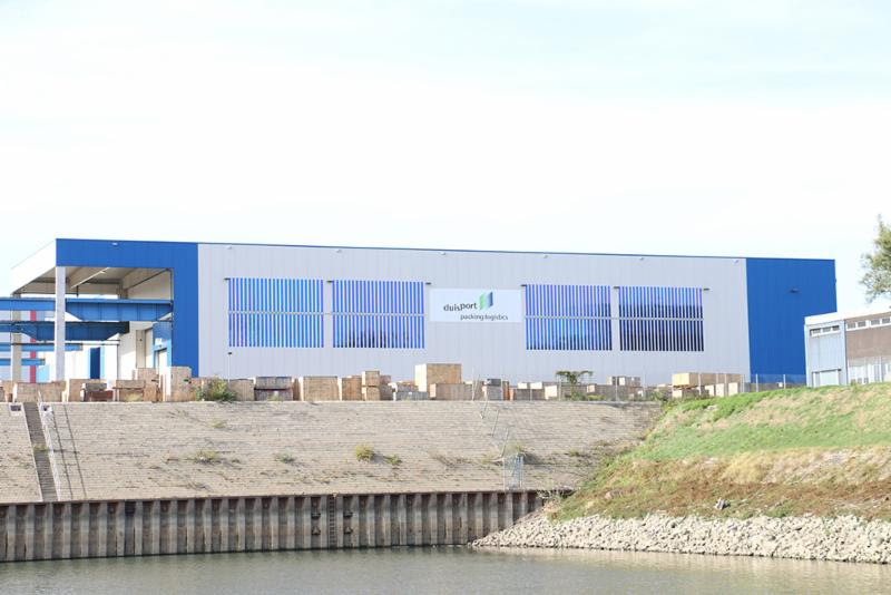 Le port de Duisbourg affiche une façade OPV de 185 m2
