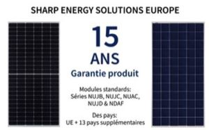 Sharp prolonge la garantie sur ses modules solaires à 15 ans