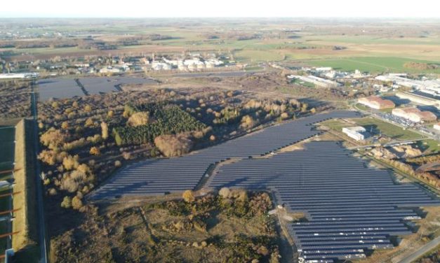 Mise en service du parc solaire Blueberry près de Châteauroux