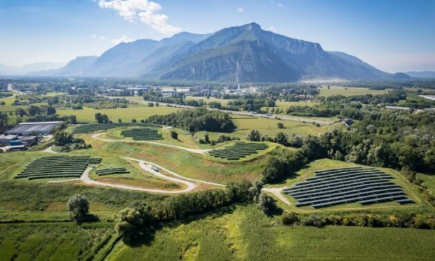 Inauguration du parc photovoltaïque au sol du site écologique de La Buisse