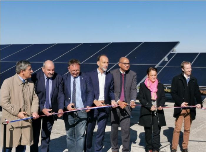 CVE inaugure la centrale solaire de Marigny (51)