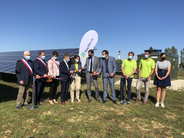 Inauguration du parc solaire de l’ancien camp militaire de la Martinerie