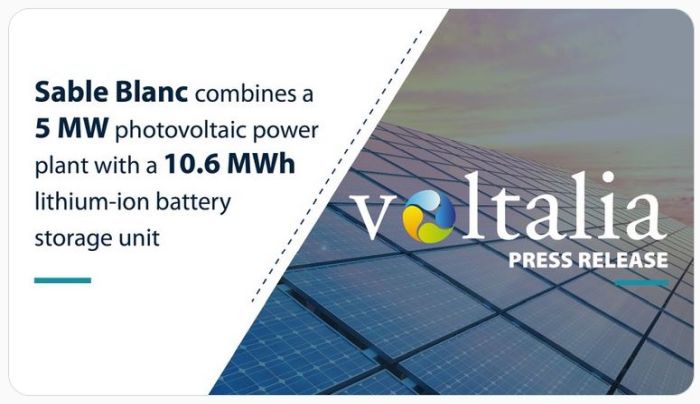 Voltalia lance la construction de la centrale mixte de production photovoltaïque et de stockage par batteries de Sable Blanc en Guyane