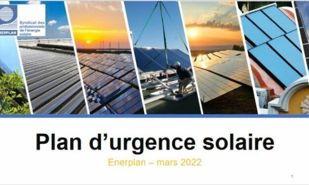 Enerplan demande un plan d’urgence solaire