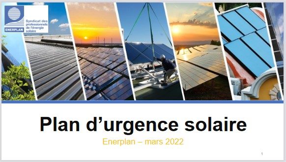 Gel des tarifs solaires de moins de 500kWc : Enerplan salue la réactivité du gouvernement