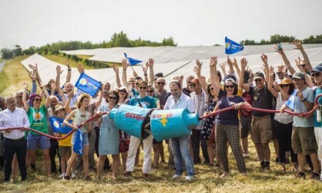 Première opération d’autoconsommation collective de France adossée à un parc solaire au sol à Pousse-Pisse
