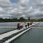 Inauguration à Peyssies de la première centrale photovoltaïque flottante en service d’Occitanie