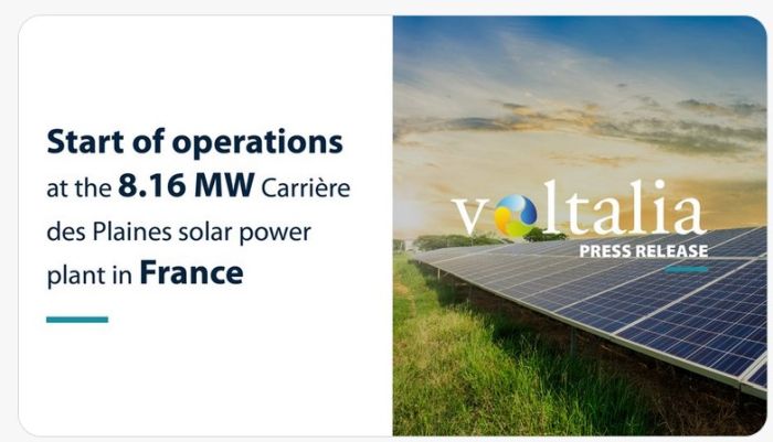 Voltalia met en service la centrale solaire de Carrière des Plaines
