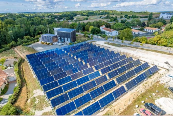 Inauguration de la centrale solaire thermique de Pons en Charente-Maritime