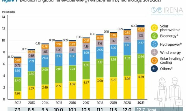 Le nombre d’emplois liés à l’énergie solaire s’élève à 4,3 millions dans le monde