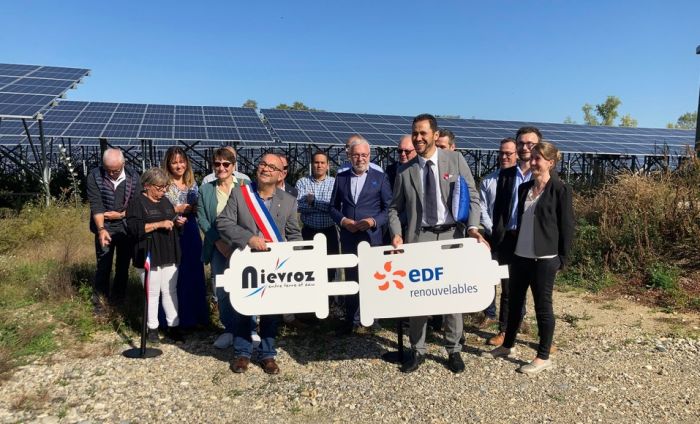 EDF Renouvelables inaugure la plus grande centrale solaire du département de l’Ain