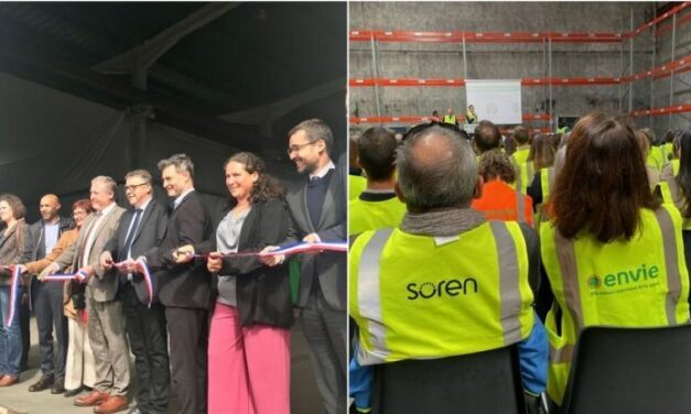 Soren et Envie 2E Aquitaine inaugurent un site de recyclage de panneaux solaires à Saint-Loubès