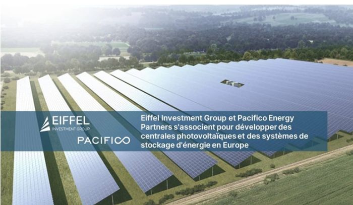 Eiffel Investment Group et Pacifico Energy Partners s’associent pour développer des centrales PV et des systèmes de stockage en Europe