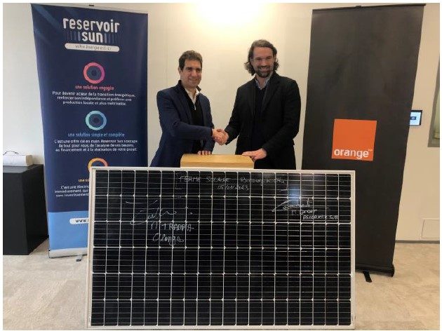 Orange implante sa première ferme solaire en Europe avec Reservoir Sun