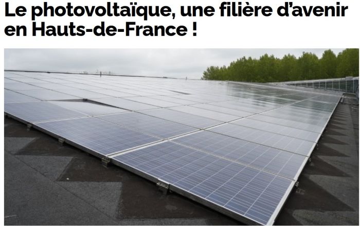 La région Hauts-de-France lance un appel à projets pour développer sa filière solaire