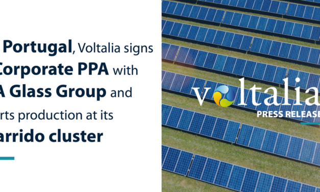 Au Portugal, Voltalia signe un Corporate PPA avec BA Glass Group et débute la production de son complexe Garrido