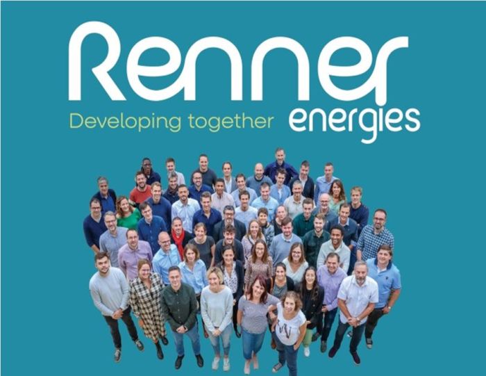 Le groupe belge Windvision devient Renner Energies pour refléter sa croissance dans le solaire et les batteries