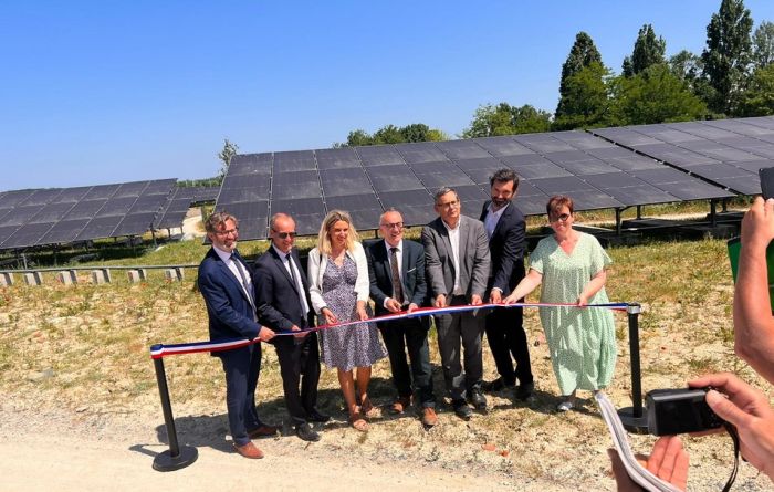 EDF Renouvelables inaugure la première centrale solaire de Saumur (49)
