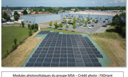 CVE installe sa première centrale solaire démontable sur le site du groupe MSA