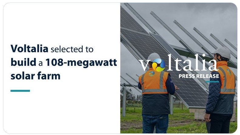 Voltalia a été sélectionné pour construire un parc solaire de 108 MW en Irlande