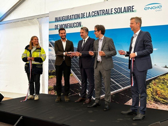 Engie Green inaugure la centrale solaire de Monfaucon à Martignas sur Jalle (Gironde)