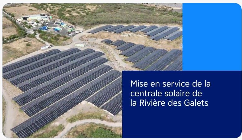 EDF Renouvelables inaugure la centrale solaire de la Rivière des Galets à la Réunion
