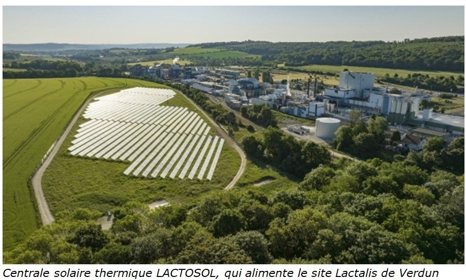 Newheat et Lactalis ont inauguré la plus grande centrale solaire thermique de France