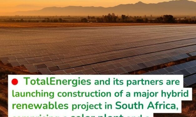 TotalEnergies lance la construction d’une centrale solaire de 216 MW avec stockage par batterie en Afrique du Sud