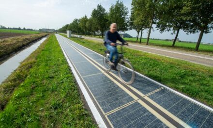 Mise en service de deux pistes cyclables photovoltaïques Wattway aux Pays-Bas