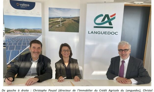Le Crédit Agricole du Languedoc signe un PPA avec Valeco