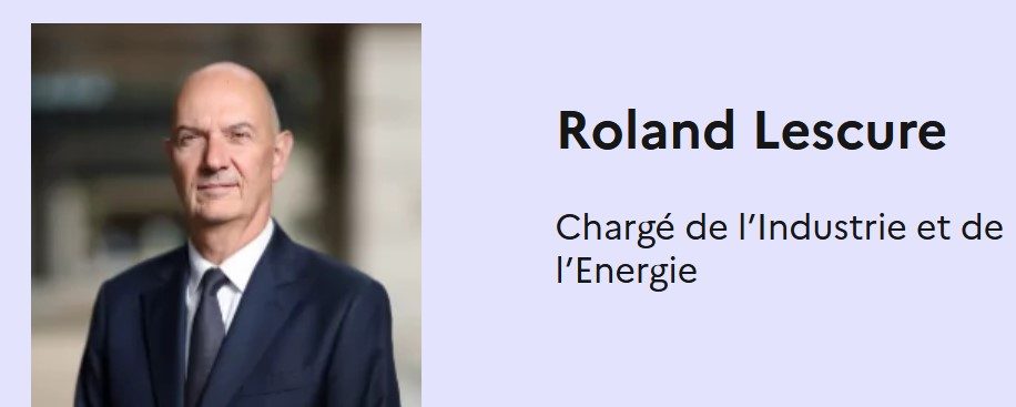 Roland Lescure, ministre délégué chargé de l’industrie et de l’énergie