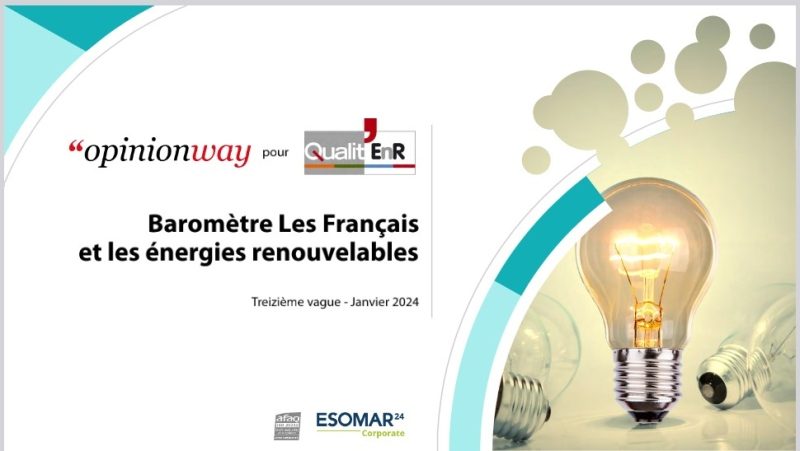 8 Français sur 10 plébiscitent les EnR pour améliorer la performance énergétique de leur habitat