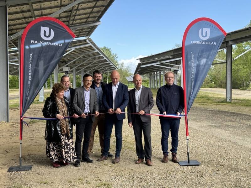Urbasolar inaugure des ombrières photovoltaïques sur les parcs Walygator Sud-Ouest et Aqualand Agen