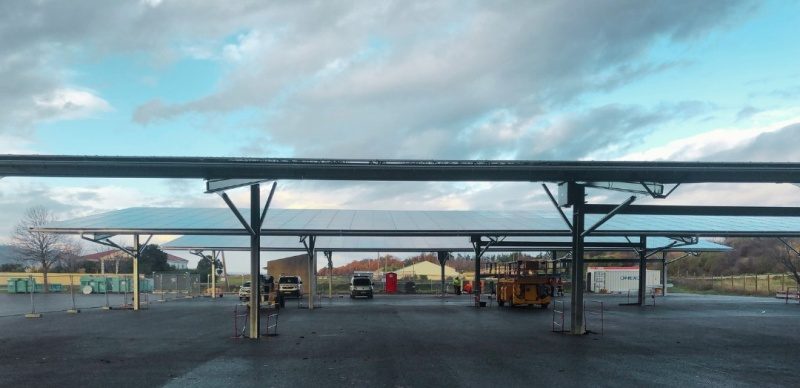 Solarhona met en service sa première centrale solaire sur ombrières de parking à Portes-lès-Valence