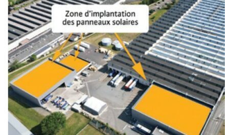 Des panneaux photovoltaïques sur les toits du site Wilo de Laval
