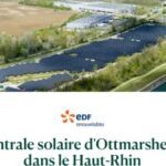 EDF Renouvelables lance un financement participatif pour la centrale photovoltaïque d’Ottmarsheim
