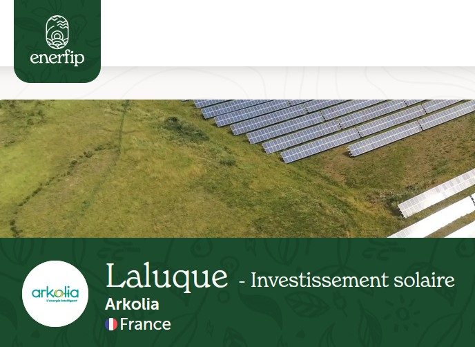 Arkolia ouvre une collecte de financement participatif de 1,3 M€ pour la centrale solaire de Laluque (40)