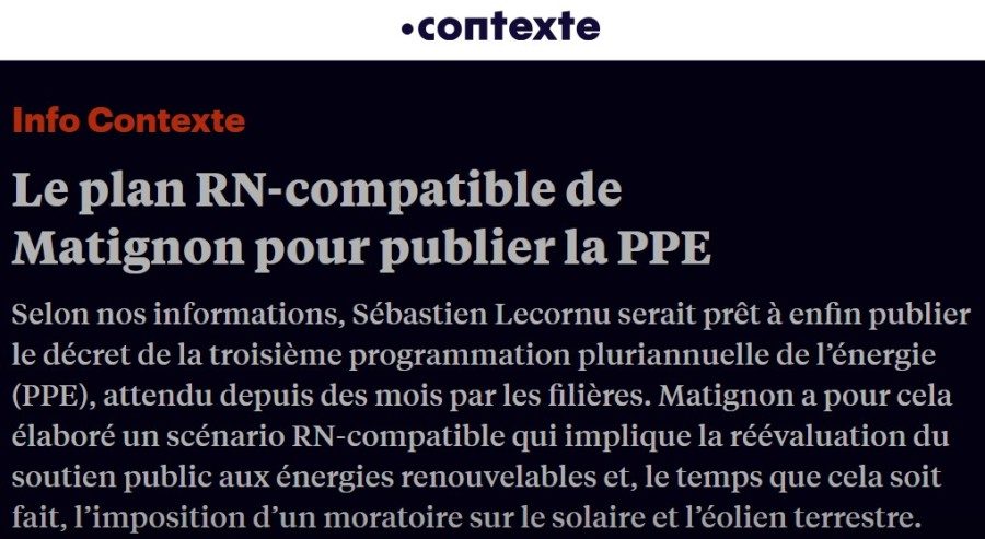 Tollé général de la profession contre l’hypothèse d’un retour d’un moratoire sur le solaire