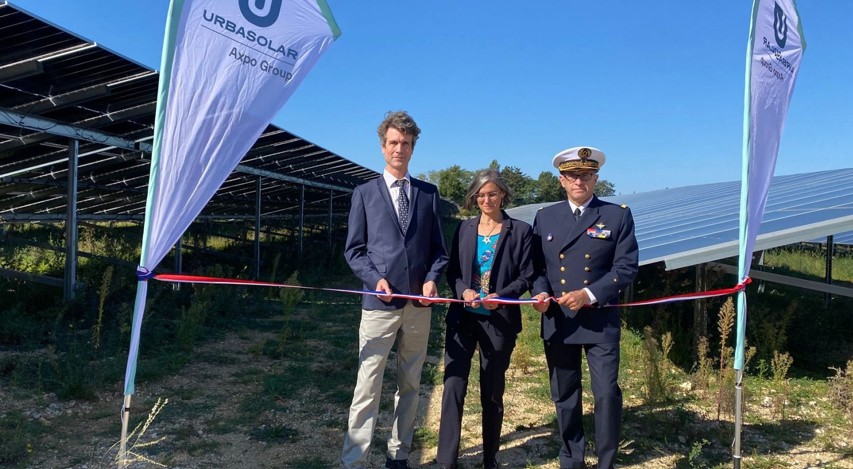 Mise en service de la première centrale PV du ministère des Armées dans le cadre du plan « Place au soleil »