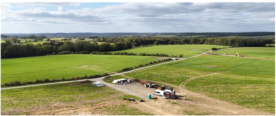 Lancement des travaux du parc solaire en co-activité agricole de Marcy Champvert