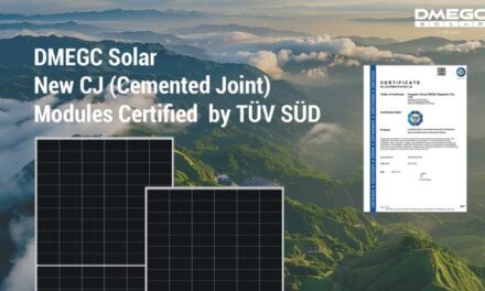 DMEGC Solar obtient la certification TÜV SÜD pour ses modules photovoltaïques ultra-haute efficacité