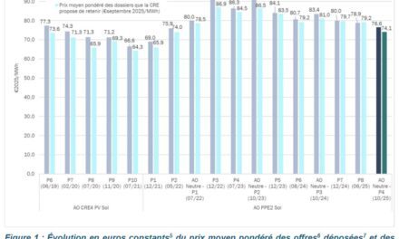4e période de l’appel d’offres « PPE2 Neutre » : 36 projets PV au sol retenus pour 507,7 MW de puissance