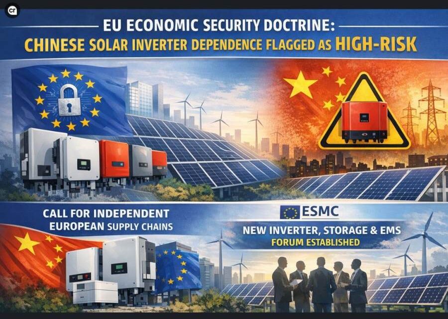 L&rsquo;ESMC salue l&rsquo;attention portée par l&rsquo;Europe à la cybersécurité des onduleurs chinois