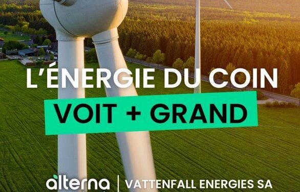 Alterna énergie acquiert Vattenfall Energies et double son portefeuille clients