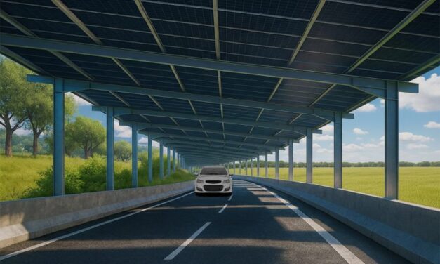 Le groupe Solstyce solarise la route de Lubersac