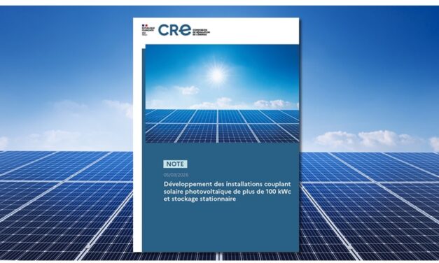 La CRE publie ses propositions pour optimiser le développement des grandes installations PV grâce au stockage