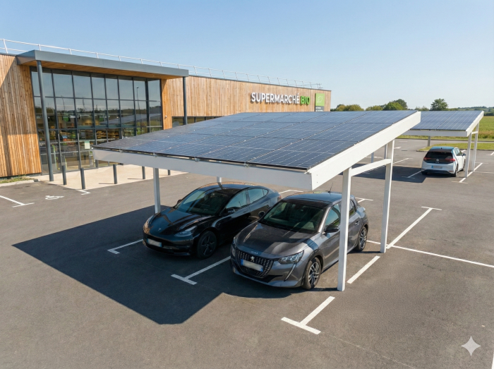 Ombrière solaire aluminium : Closura obtient une ETN pour son procédé