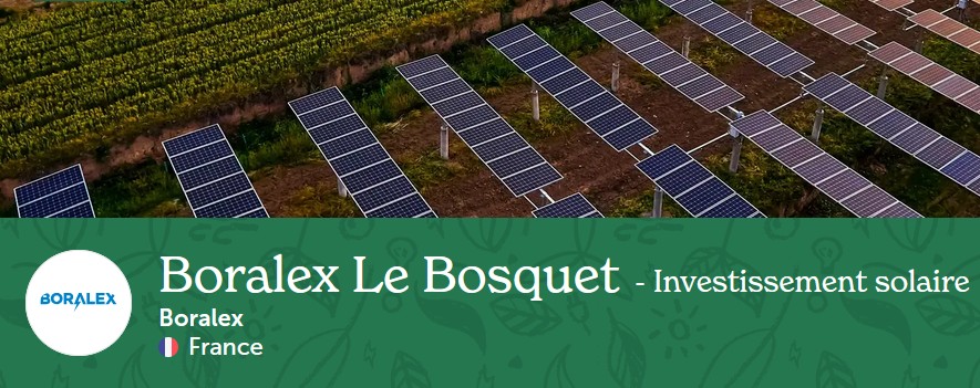 Boralex lance une campagne de financement participatif via Enerfip pour financer une centrale PV en Ardèche